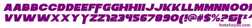 ZaiusItalic-fontti – violetit fontit valkoisella taustalla