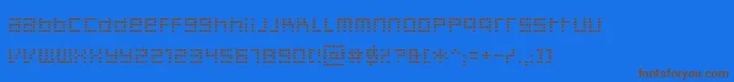 Lisätietoja Decoder-fontista Decoder-fontti – ruskeat fontit sinisellä taustalla