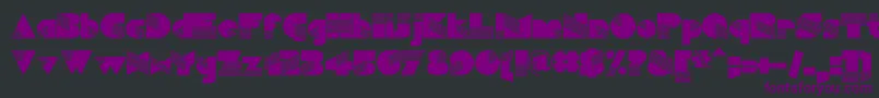 Simulata Font – Purple Fonts on Black Background