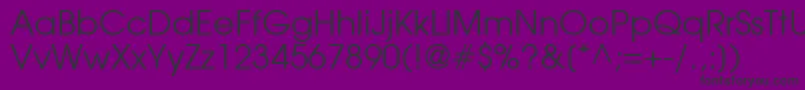 ForefrontBooksh Font – Black Fonts on Purple Background