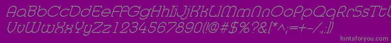 fuente MedflylightItalic – Fuentes Grises Sobre Fondo Morado