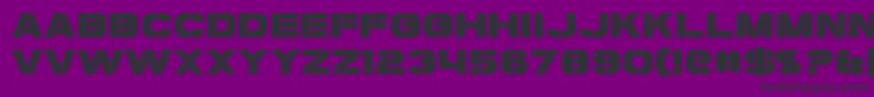 Coulson Font – Black Fonts on Purple Background