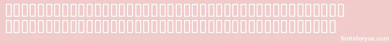 Bd Font – White Fonts on Pink Background