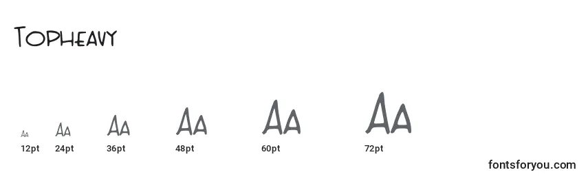 Topheavy Font Sizes