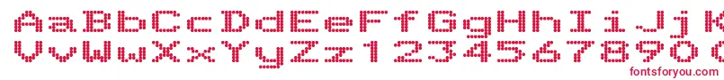 TelidonExhv-Schriftart – Rote Schriften