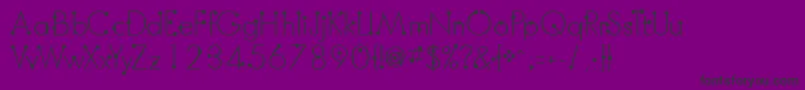 BoumboumFreeVersion-fontti – mustat fontit violetilla taustalla