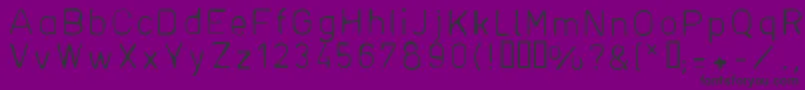 Plantiya2 Font – Black Fonts on Purple Background