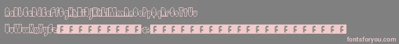 Flappybirdy Font – Pink Fonts on Gray Background