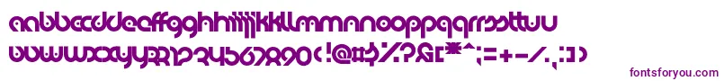 Eyelevation6 Font – Purple Fonts on White Background