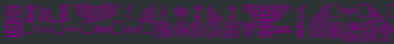 More about Ornamenttt Font Ornamenttt Font – Purple Fonts on Black Background