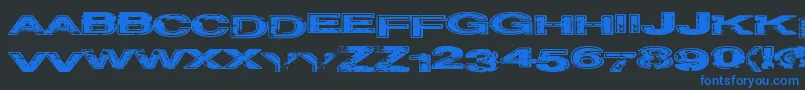 fuente Projectz – Fuentes Azules Sobre Fondo Negro