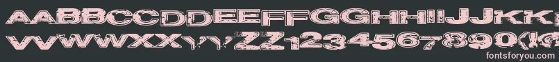 fuente Projectz – Fuentes Rosadas Sobre Fondo Negro