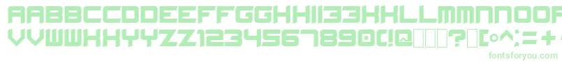 StellarKombat-Schriftart – Grüne Schriften