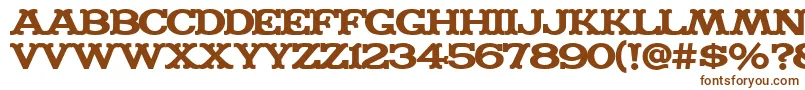 Madfont ffy Font – Brown Fonts on White Background