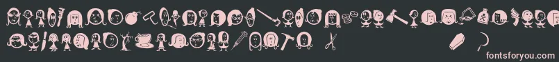 More about Widows Font Widows Font – Pink Fonts on Black Background