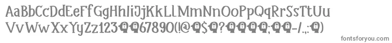 Шрифт DkHeadlock – серые шрифты