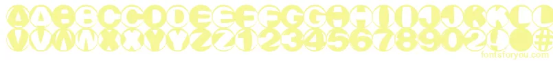 Шрифт Rainnm – жёлтые шрифты