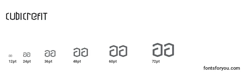 CubicRefit Font Sizes