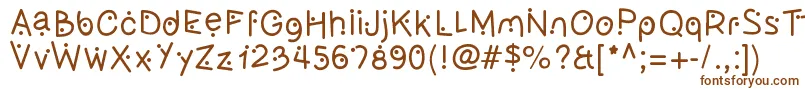 More about Oliveslight Font Oliveslight Font – Brown Fonts on White Background