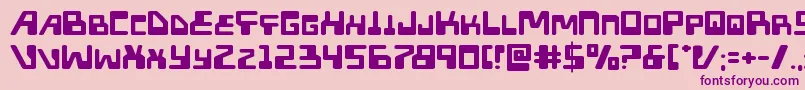 Xpedexpand Font – Purple Fonts on Pink Background