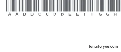 Schriftart Idautomationhc39mCode39Barcode