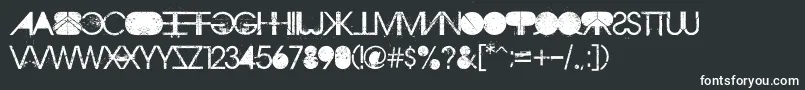 AristotlePunk Font – White Fonts on Black Background
