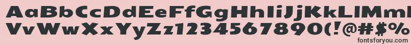 More about SeymouroneRegular Font SeymouroneRegular Font – Black Fonts on Pink Background
