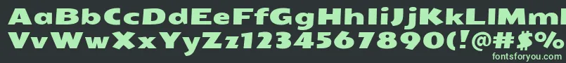 More about SeymouroneRegular Font SeymouroneRegular Font – Green Fonts on Black Background