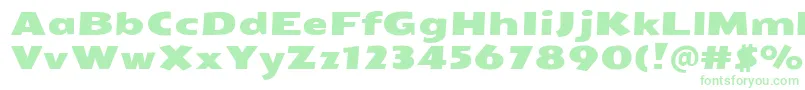 SeymouroneRegular Font – Green Fonts on White Background