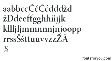 MinionproSemibolddisp font – croatian Fonts