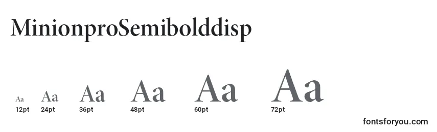 Размеры шрифта MinionproSemibolddisp