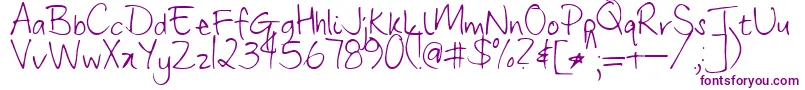 FrangipaniRose Font – Purple Fonts