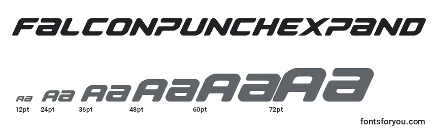 Falconpunchexpand Font Sizes