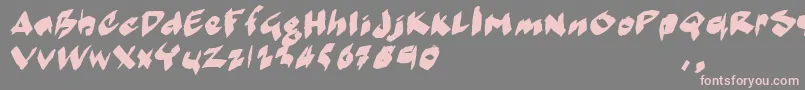 Weitere Informationen zur MarkermoeIi-Schriftart MarkermoeIi-Schriftart – Rosa Schriften auf grauem Hintergrund