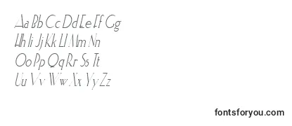 ElisiacondensedItalic Font