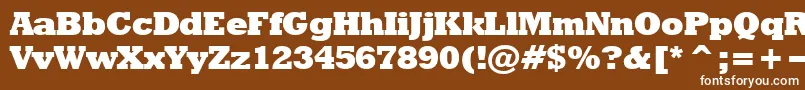 More about Rodeoextrabold Font Rodeoextrabold Font – White Fonts on Brown Background