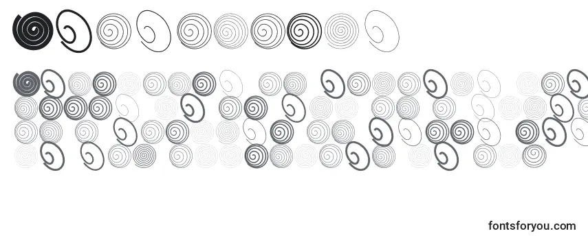 Обзор шрифта Spiralicus