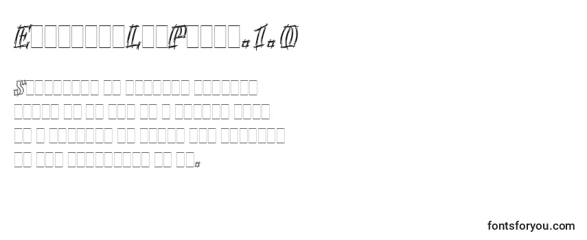 Revisão da fonte EmphasisLetPlain.1.0