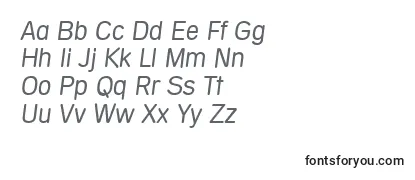MercedesItalic Font