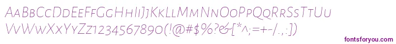 AlegreyasansscThinitalic Font – Purple Fonts