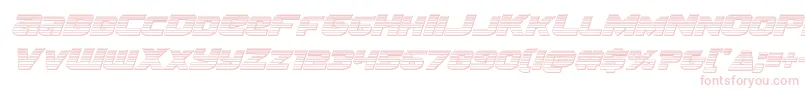 Шрифт Terranchromeital – розовые шрифты на белом фоне