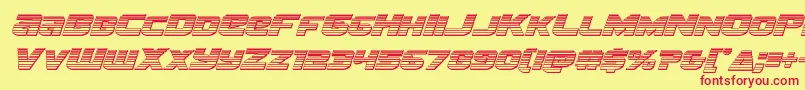 Terranchromeital-fontti – punaiset fontit keltaisella taustalla