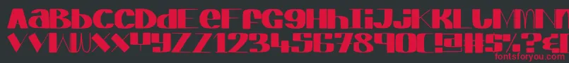 ElegantAgege Font – Red Fonts on Black Background