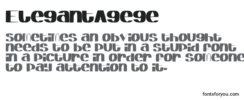 Шрифт ElegantAgege