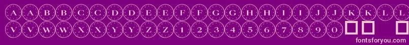 fuente 101compass – Fuentes Rosadas Sobre Fondo Morado