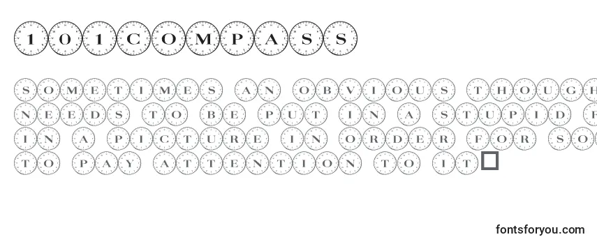 フォント101compass