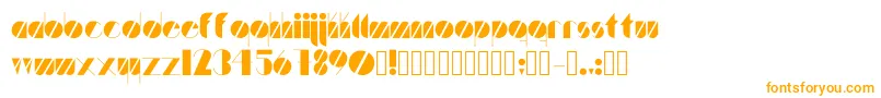 Artistica Font – Orange Fonts on White Background