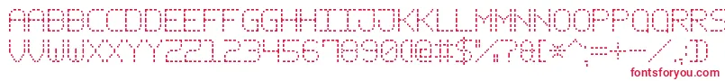 DashPixel7 Font – Red Fonts