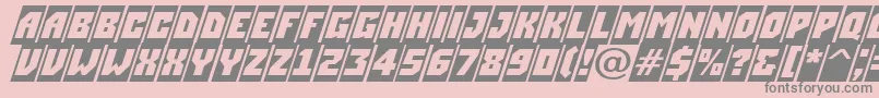 ASimplercmdnm Font – Gray Fonts on Pink Background