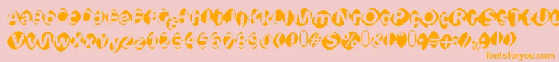 More about Aidaoopsxtra Font Aidaoopsxtra Font – Orange Fonts on Pink Background